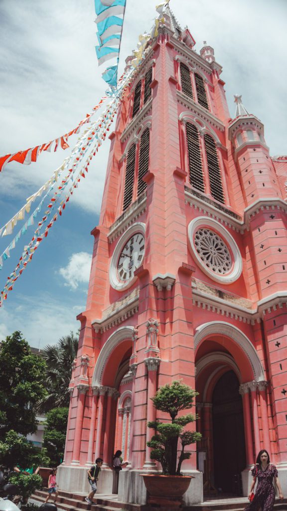 Pink church in Saigon