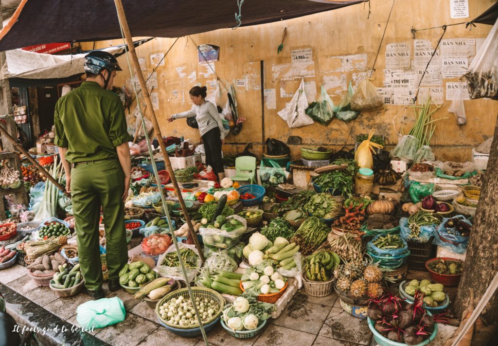A random Ho Chi Minh's market